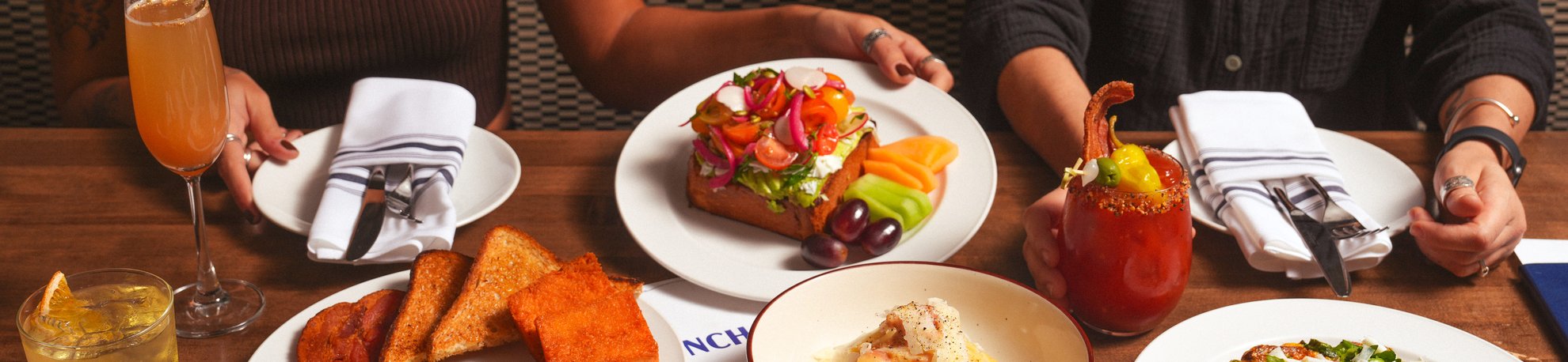 Breakfast spread at Capo