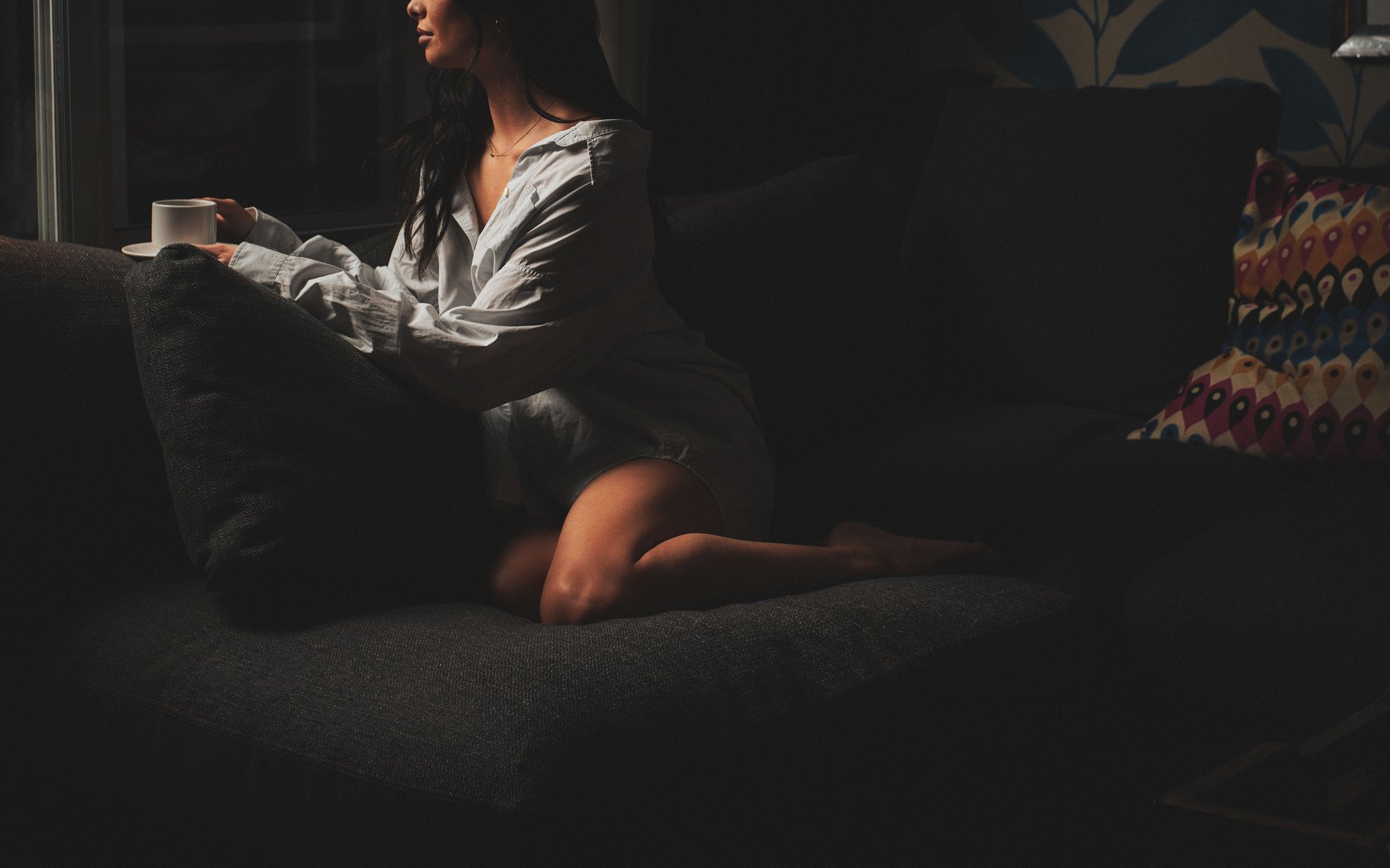 Guest looking out the window - Signature Suite