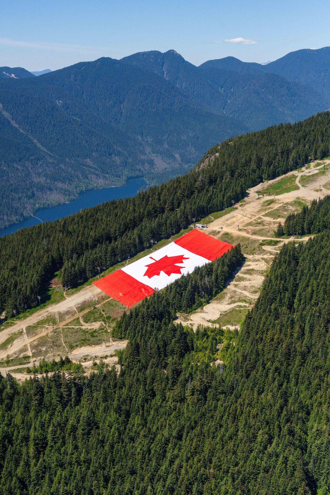 Canada Flag on Grouse Mountain V2
